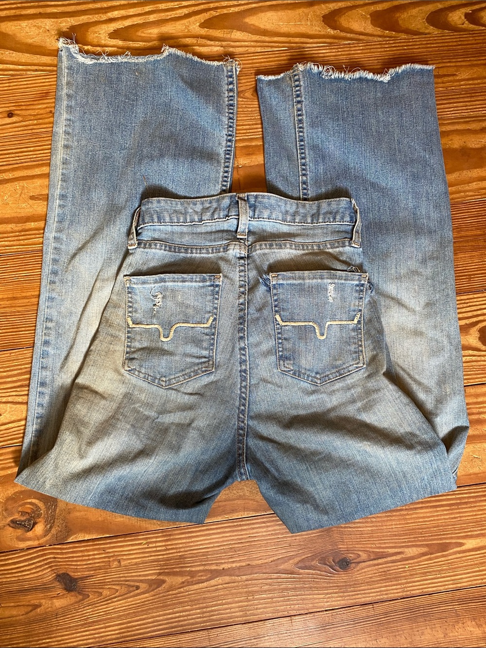 Kimes Ranch OLIVIAS. Light Blue Wide Leg Flare Jeans